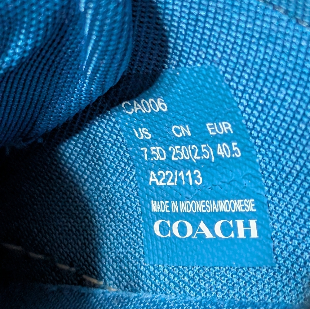 Blue Sneakers with White Laces - Picture 5 of 5